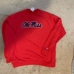 Ole Miss Champion Crewneck